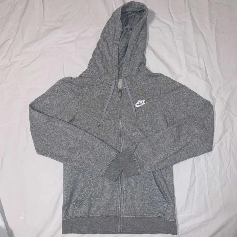 Gray Nike Zip Up